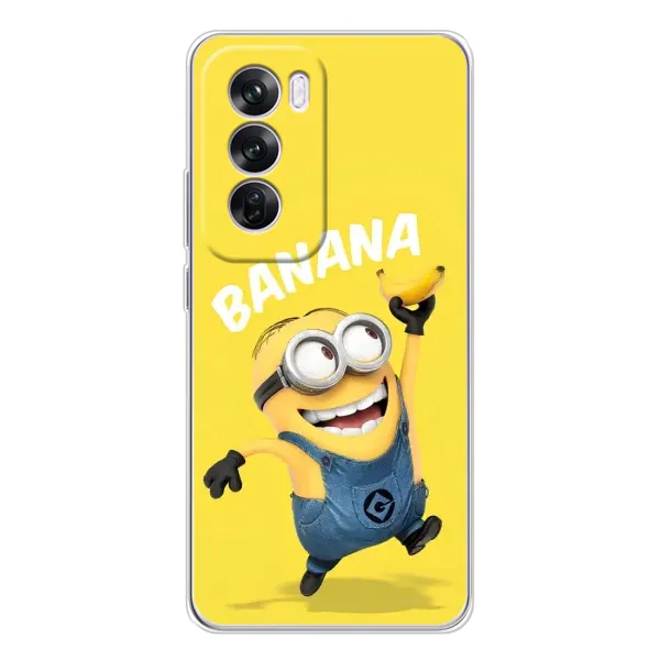 Чехол с рисунком «Banana» для OPPO Reno 12 Pro