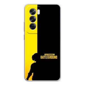Чохол (TPU) з картинкою "Лого Пабг" на Оппо Рено 12 Про (Battlegrounds)