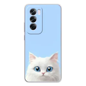 Чохол на тематику: Коти для OPPO Reno 12 Pro (Білий кіт)