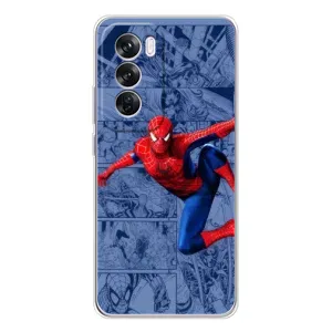 Силіконовий Чохол для OPPO Reno 12 Pro (Людина павук)