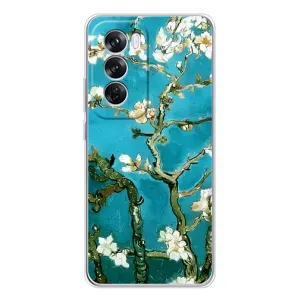 Чехол с принтом САКУРЫ на OPPO Reno 12 Pro (Цветение Сакуры)