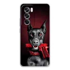 Чохол ДОБЕРМАН для OPPO Reno 12 Pro (Доберман злий)