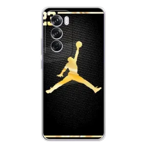 Силиконовый Чехол Nike Air Jordan на Оппо Рено 12 Про (Джордан 23)