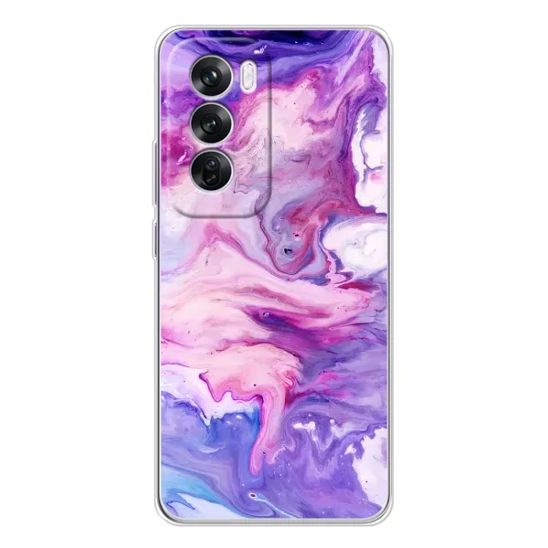 Чехол с рисунком «Фиолетовый мрамор» для OPPO Reno 12 Pro Чехол с рисунком «Фиолетовый мрамор» для OPPO Reno 12 Pro
