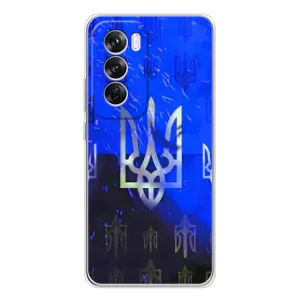 Чехол Укр Символика для OPPO Reno 12 Pro (Герб)