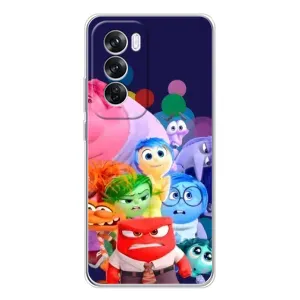 Чехол Головоломка для OPPO Reno 12 Pro - (AlphaPrint) (Герои головоломки)