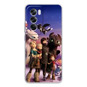 Чехол дракон Беззубик для OPPO Reno 12 Pro (Герои дракона)