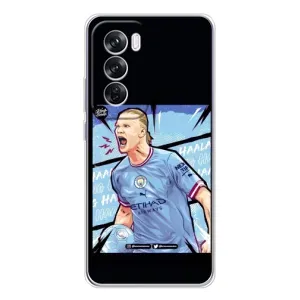 Чехлы с принтом для OPPO Reno 12 Pro Футболист (гол Эрлинг Холланд)