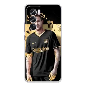 Силиконовый Чехол OPPO Reno 12 Pro (Gold Neymar)