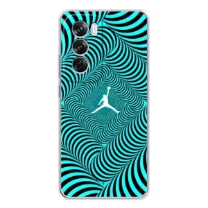 Силиконовый Чехол Nike Air Jordan на Оппо Рено 12 Про (Jordan)