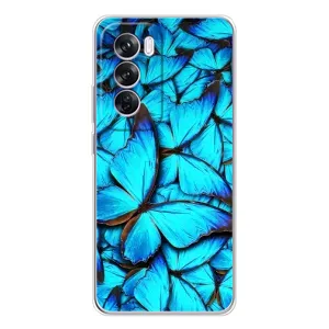 Силіконовий бампер з картинкою звірів для OPPO Reno 12 Pro (Крила метеликів)