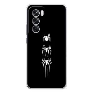 Чохол Супергерой Людина Павук на OPPO Reno 12 Pro (Лого павука)