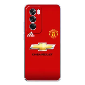 Силиконовые Чехлы принт Футбол на OPPO Reno 12 Pro (Man United)