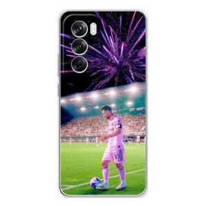 Чехлы Лео Месси в Майами на OPPO Reno 12 Pro (Месси в Майами)