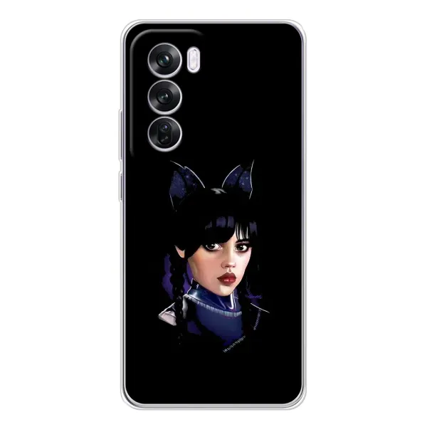 Чехол с рисунком «Милая Уэнсдей» для OPPO Reno 12 Pro Чехол с рисунком «Милая Уэнсдей» для OPPO Reno 12 Pro