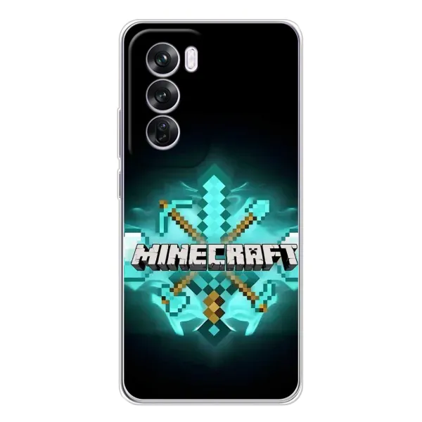 Чехол с рисунком «MineCraft 2» для OPPO Reno 12 Pro Чехол с рисунком «MineCraft 2» для OPPO Reno 12 Pro