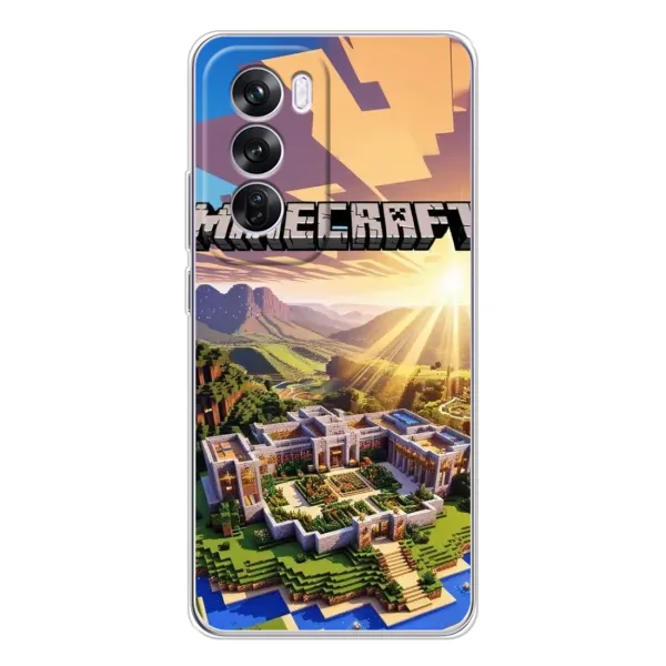 Чехол с рисунком «MINECRAFT» для OPPO Reno 12 Pro Чехол с рисунком «MINECRAFT» для OPPO Reno 12 Pro