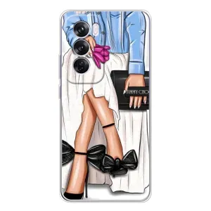 Силіконовый Чохол на OPPO Reno 12 Pro з картинкой Модных девушек (Мода)