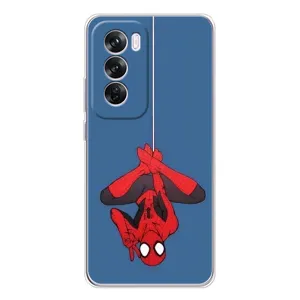 Чохол Супергерой Людина Павук на OPPO Reno 12 Pro (На павутині)