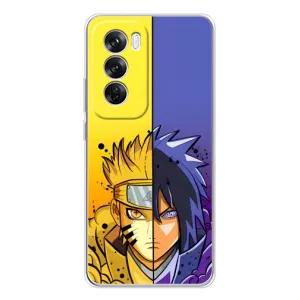 Купить Чохли на телефон з принтом Anime для OPPO Reno 12 Pro (Naruto Vs Sasuke)