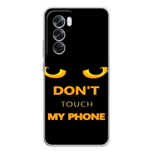 Чехол с рисунком «Не трогай мой телефон» для OPPO Reno 12 Pro Чехол с рисунком «Не трогай мой телефон» для OPPO Reno 12 Pro