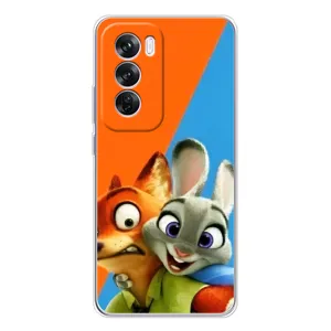 Чехлы ЗВЕРОПОЛИС для OPPO Reno 12 Pro (Ник и Хопс)