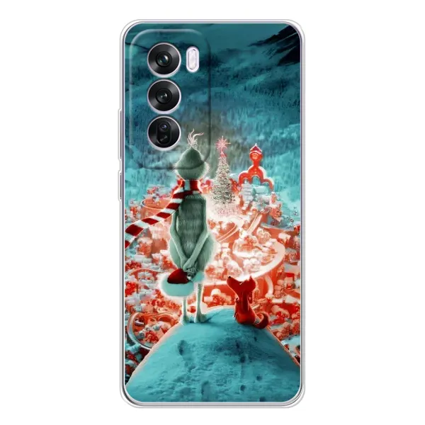 Чехол с рисунком «Новогодний Гринч» для OPPO Reno 12 Pro Чехол с рисунком «Новогодний Гринч» для OPPO Reno 12 Pro