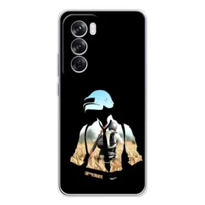 Чохол з картинкою "Герой Pubg" на OPPO Reno 12 Pro (Пубг мен)