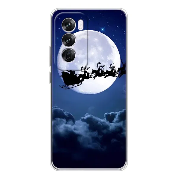 Чехол с рисунком «Санта - луна» для OPPO Reno 12 Pro Чехол с рисунком «Санта - луна» для OPPO Reno 12 Pro