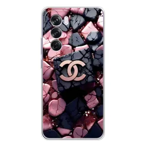 Чохол (Dior, Prada, YSL, Chanel) для OPPO Reno 12 Pro (Шанель)