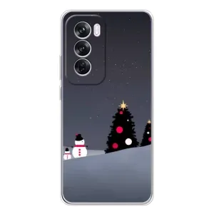 Чохли на Новий Рік OPPO Reno 12 Pro (Сніговички)