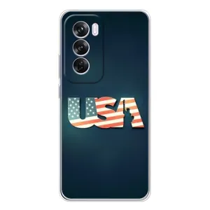 Чохол Прапор USA для OPPO Reno 12 Pro (USA)