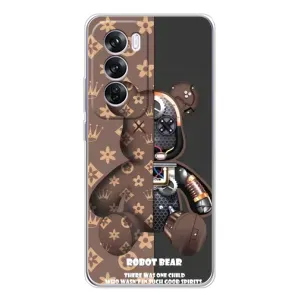 Силиконовый чехол для OPPO Reno 12 Pro (Медмедь Луи Виттон)
