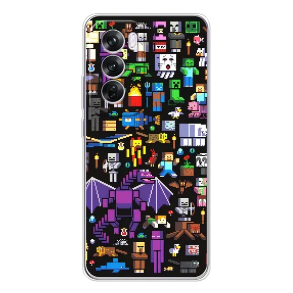 Чехол с рисунком «Все персонажи» для OPPO Reno 12 Pro Чехол с рисунком «Все персонажи» для OPPO Reno 12 Pro