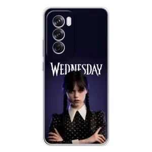 Чехлы с принтом Уэнсдей на OPPO Reno 12 Pro (Wednesdey)