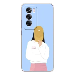 Силіконовый Чохол на OPPO Reno 12 Pro з картинкой Модных девушек (Жовта кепка)