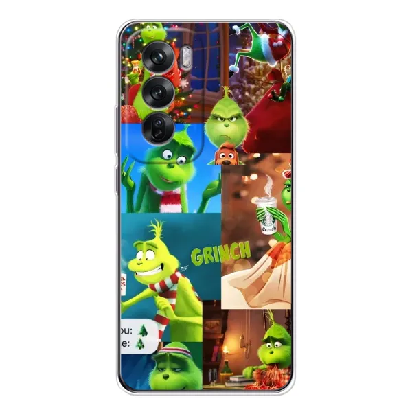 Чехол с рисунком «Арт Гринч» для OPPO Reno 12 Чехол с рисунком «Арт Гринч» для OPPO Reno 12