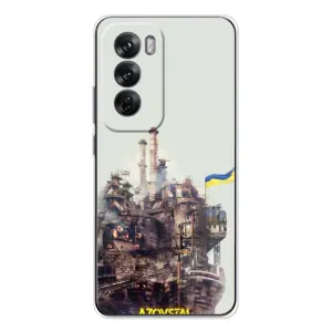 Чехлы на военную тематику для OPPO Reno 12 (Азовсталь)