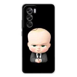 Мультяшный принт на Чехол для Оппо Рено 12 (Бос)