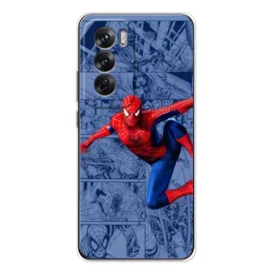 Силіконовий Чохол для OPPO Reno 12 (Людина павук)
