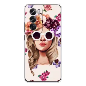 Чохол з картинкою Модні Дівчата OPPO Reno 12 (Дівчина в окулярах)