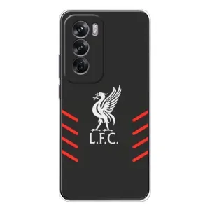 Силиконовые Чехлы принт Футбол на OPPO Reno 12 (Эмблема Liverpool)