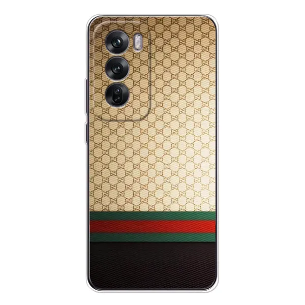 Чехол с рисунком «Фон Гуччи» для OPPO Reno 12 Чехол с рисунком «Фон Гуччи» для OPPO Reno 12