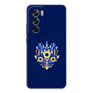 Чехол с картинкой (Патриотический ГЕРБ) на OPPO Reno 12 (герб)