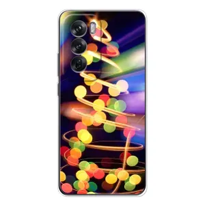 Чохол новорічна ялинка на OPPO Reno 12 (Гірлянди)