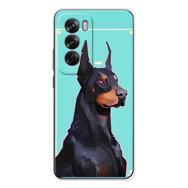 Чехол с рисунком «Король доберман» для OPPO Reno 12 Чехол с рисунком «Король доберман» для OPPO Reno 12