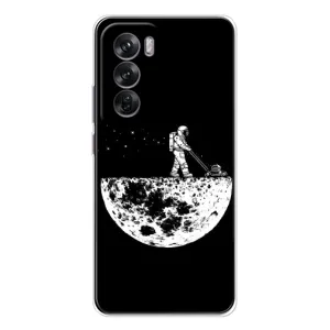 Силіконовый Чохол з принтом "Космонавти" на OPPO Reno 12 (Космонавт)