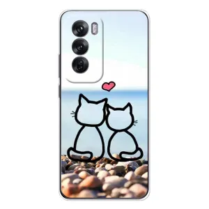 Силіконові Чохли Коханій людині для OPPO Reno 12 (Котейки)