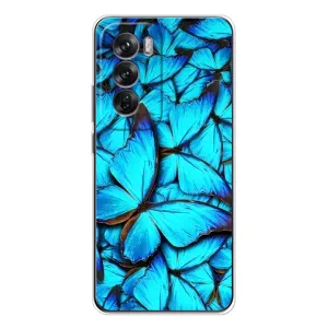 Силіконовий бампер з картинкою звірів для OPPO Reno 12 (Крила метеликів)