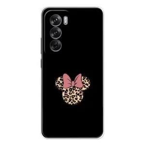 Чохол з леопардовим принтом на OPPO Reno 12 (Леопардова Мінні)